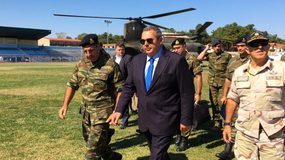 Ολοκλήρωσε την επίσκεψη του στον Έβρο ο Πάνος Καμμένος