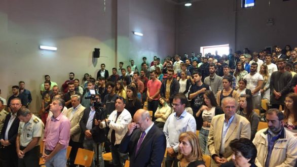 Η τελετή υποδοχής των πρωτοετών φοιτητών  της Σχολής Επιστημών Γεωπονίας και Δασολογίας του Δ.Π.Θ