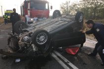 Αυτοκίνητο ανετράπη στον Πύργο 