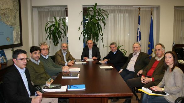 Στρατηγικής Έξυπνης Εξειδίκευσης και η υλοποίηση του Περιφερειακού Σχεδιασμού Διαχείρισης Αποβλήτων τα θέματα που συζήτησε ο Περιφερειάρχης