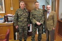 Εθιμοτυπική επίσκεψη του Αρχηγού Γ.Ε.Σ. στον Λαμπάκη