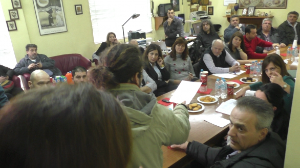 Ψήφισμα διαμαρτυρίας παρέδωσε στην Αχτσιόγλου αντιπροσωπεία του μπλόκου Θουρίου