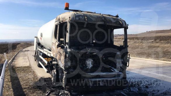 Φωτιά σε φορτηγό  στον κάθετο άξονα Ορμενίου – Αρδανίου  !
