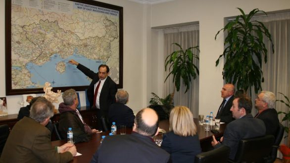 Συνάντηση του Περιφερειάρχη ΑΜΘ με Σπίρτζη και στελέχη της Εγνατίας Οδού