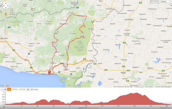 "Brevet Αλεξανδρούπολης 200χλμ"