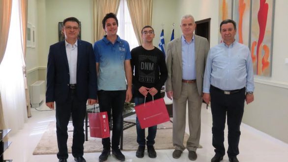 Βράβευση μαθητών από τον Αντιπεριφερειάρχη Έβρου