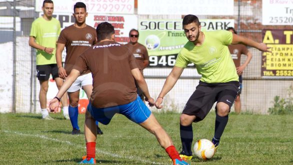 Γκολ και θέαμα στον 2ο Φιλανθρωπικό Αγώνα Δ.Π.Θ.