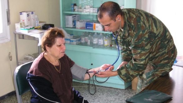 Στρατιωτικό ιατρικό κλιμάκιο θα βρεθεί στο Αμμόβουνο