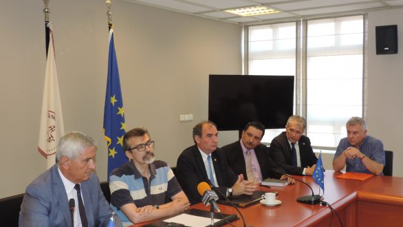 Επίσκεψη Δημοσχάκη στο Δ.Π.Θ για τα διόδια