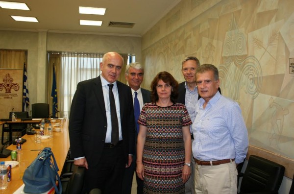 Επίσκεψη Φούχτελ στον Περιφερειάρχη Α.Μ.-Θ.