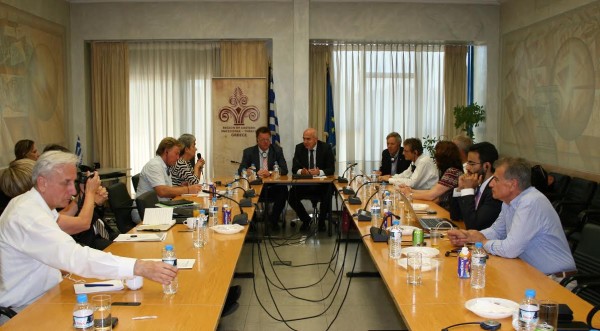 Επίσκεψη Φούχτελ στον Περιφερειάρχη Α.Μ.-Θ.