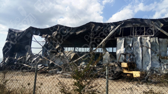 Συνεχίζεται η κατάσβεση της πυρκαγιάς στο εργοτάξιο στο Κουφόβουνο