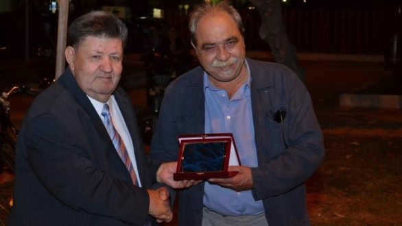 Τον Αλέξανδρο Καζαντζή τίμησε η Ε.ΠΟ.Φ.Ε. στην 26η Έκθεση Βιβλίου Αλεξανδρούπολης