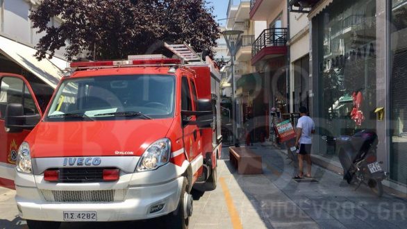 Φωτιά σε κατάστημα στην Ορεστιάδα