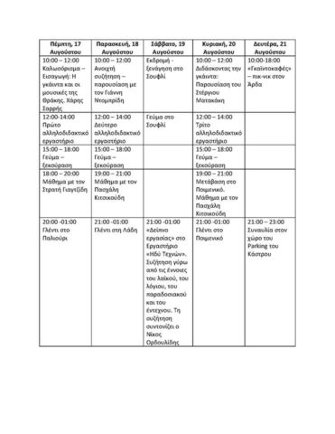 6ο Σεμινάριο Εβρίτικης Γκάιντας στο Διδυμότειχο