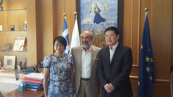 Επίσκεψη του Πρέσβη της Κίνας στον Δήμαρχο Αλεξανδρούπολης