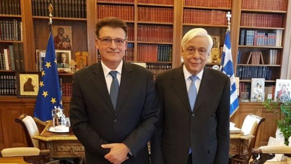Συνάντηση Πέτροβιτς με τον Πρόεδρο την Δημοκρατίας Π. Παυλόπουλο