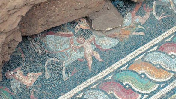 Εντυπωσιακό ψηφιδωτό στην Πλωτινόπολη Διδυμοτείχου