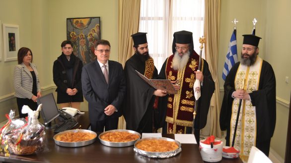 Κοπή πρωτοχρονιάτικης βασιλόπιτας στην Περιφερειακή Ενότητα Έβρου