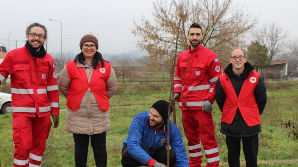 Συμβολική δεντροφύτευση στο Ελληνοχώρι