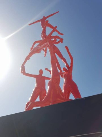 γλυπτού ANATASISD στην Αλεξανδρούπολη