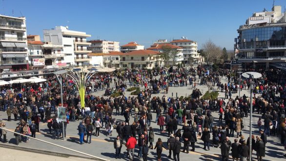 Ορεστιάδα:Διατρανώθηκε το αίτημα της επιστροφής των στρατιωτικών με την μαζική συγκέντρωση