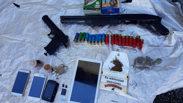 Δέκα συλλήψεις σε Θεσσαλονίκη και Σαμοθράκη κατασχέθηκαν όπλα και ναρκωτικά