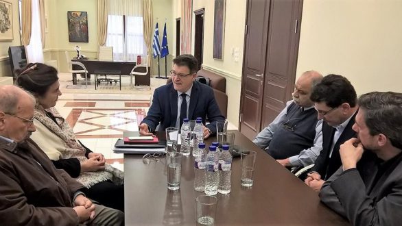 Με την Υπουργό Πολιτισμού Λυδία Κονιόρδου συναντήθηκε ο Πέτροβιτς