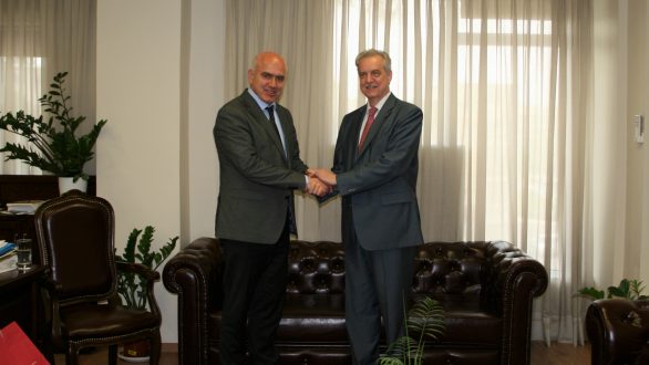 Συνάντηση Μέτιου με αντιπροσωπεία της Κυβέρνησης της Αγίας Πετρούπολης