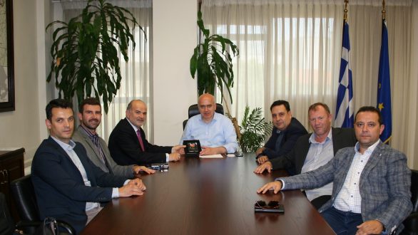 Συνάντηση του Περιφερειάρχη ΑΜΘ με τον Πρόεδρο της Γενικής Συνομοσπονδίας Επαγγελματιών Βιοτεχνών Εμπόρων Ελλάδας