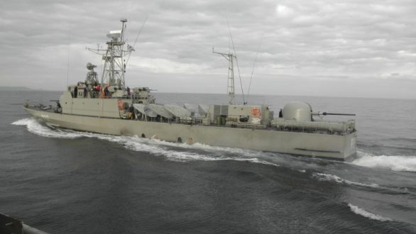 Η Πυραυλάκατος «ΞΕΝΟΣ» στο λιμάνι της Αλεξανδρούπολης