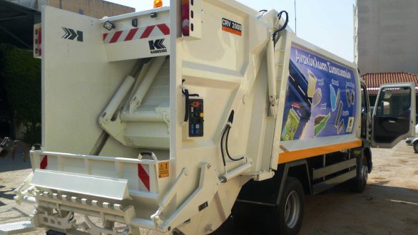 Φωτιά σε απορριμματοφόρο ανακύκλωσης του Δήμου Ορεστιάδας