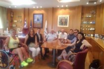 Συνάντηση Λαμπάκη με τον πρόεδρο και μέλη του Δ.Σ. της ΠΟΜΑμεΑ ΑΜΘ