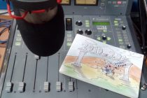 Ο Μπάμπης Καζαντζίδης μιλάει για τα σκίτσα του στο Ράδιο Έβρος