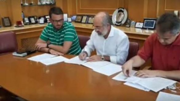 Υπεγράφη το έργο «Επέκταση ποδηλατοδρόμου και διαμόρφωση υπαίθριου χώρου στάθμευσης»