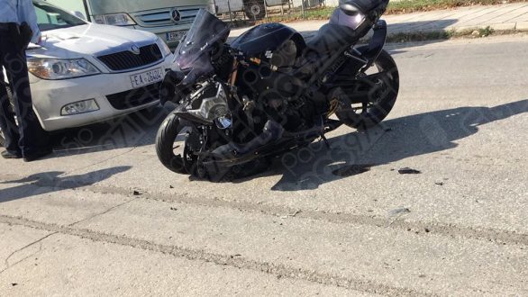 Τροχαίο ατύχημα μπροστά από το ΕΠΑΛ Ορεστιάδας