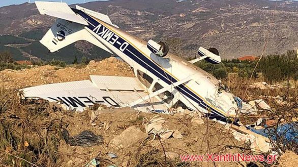 Κατέπεσε μονοκινητήριο αεροσκάφος στην Ξάνθη