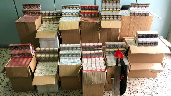 6.337 πακέτα λαθραίων τσιγάρων και πάνω από 1 κιλό λαθραίου καπνού εντοπίστηκαν σε Αλεξανδρούπολη και Καβάλα