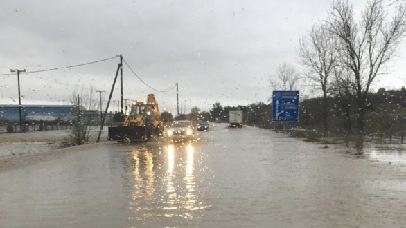 Πλημμύρισαν σπίτια από την χθεσινή νεροποντή στην περιοχή της Ορεστιάδας