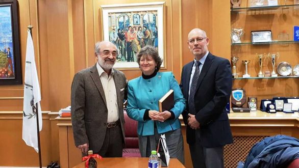 Αλεξανδρούπολη: Συνάντηση Λαμπάκη με την επιτετραμμένη της Πρεσβείας του Καναδά στην Ελλάδα