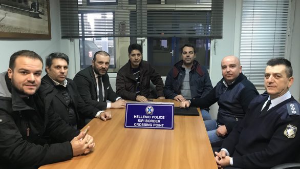 Επίσκεψη του Προέδρου της ΟΕΕΘ Κ. Χατζημιχαήλ στους Κήπους