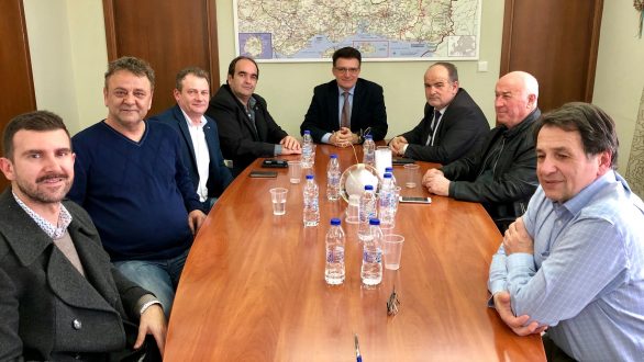 Σύσκεψη του Αντιπεριφερειάρχη Έβρου με τον Πρόεδρο της ΓΣΕΒΕΕ