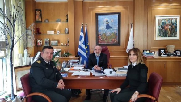 Συνάντηση Λαμπάκη με τον Λιμενάρχη Αλεξανδρούπολης