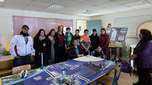 Στο ΕΕΕΕΚ Ορεστιάδας βρέθηκε σήμερα το πρωί η Μαρία Γκουγκουσκίδου