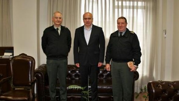 Επίσκεψη στον Περιφερειάρχη ΑΜΘ του απερχόμενου και του νέου Διοικητή της 29ης Ταξιαρχίας Πεζικού