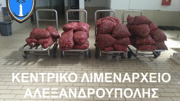 1.253 κιλά ακατάλληλα όστρακα κατασχέθηκαν στην Αλεξανδρούπολη