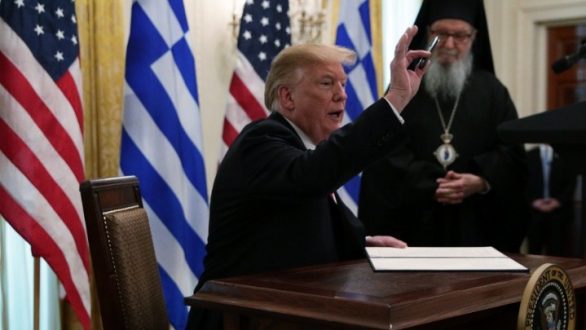 Στην Αλεξανδρούπολη αναφέρθηκε ο Τραμπ με την διακήρυξή του για την 25η Μαρτίου