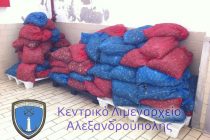 Αλεξανδρούπολη: Καταδίωξη και συλλήψεις 2 ατόμων με 1.617 κιλά ακατάλληλα όστρακα και ναρκωτικές ουσίες
