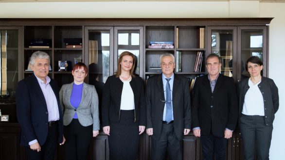 Συνάντηση Γκουγκουσκίδου με τις πρυτανικές αρχές του ΔΠΘ