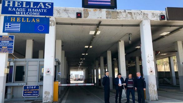 Μια επιπλέον λωρίδα διέλευσης προστέθηκε στο Τελωνείο Κήπων με παρέμβαση της ΠΑΜΘ